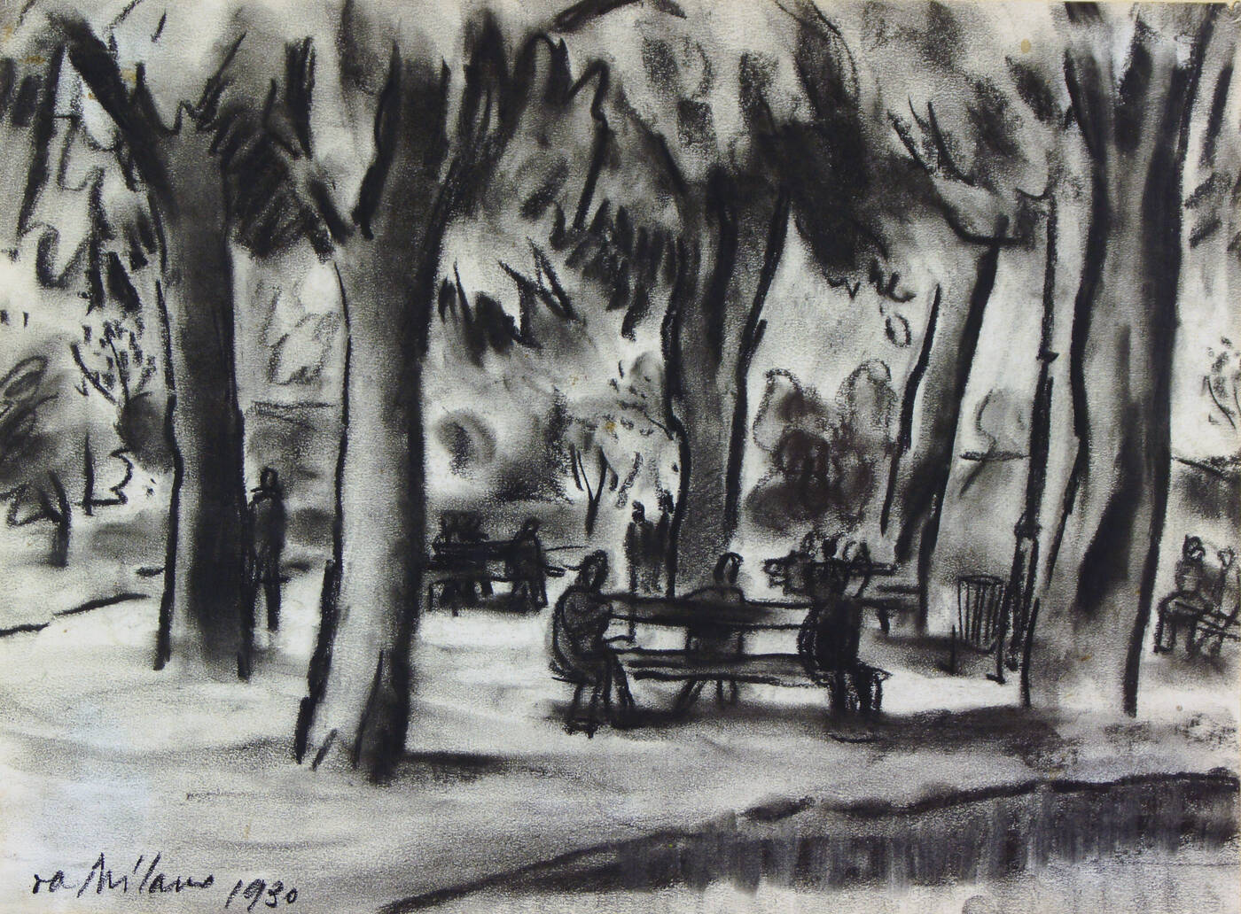 GIULIO DA MILANO - 'Giardino Reale' 1930