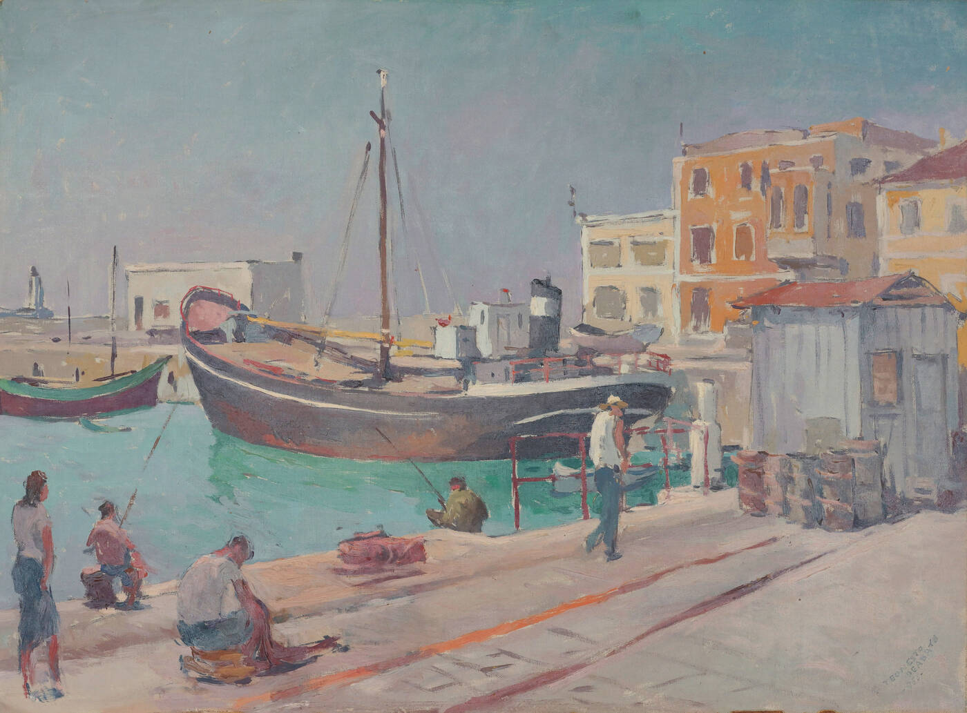 TEONESTO DEABATE - 'Porto' 1958