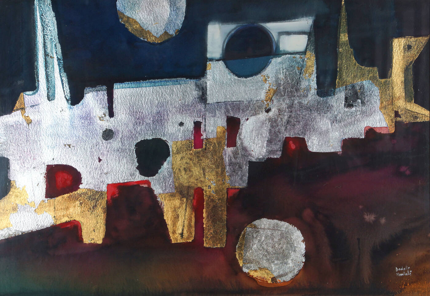 DEDALO MONTALI - 'Città spaziale' 1975