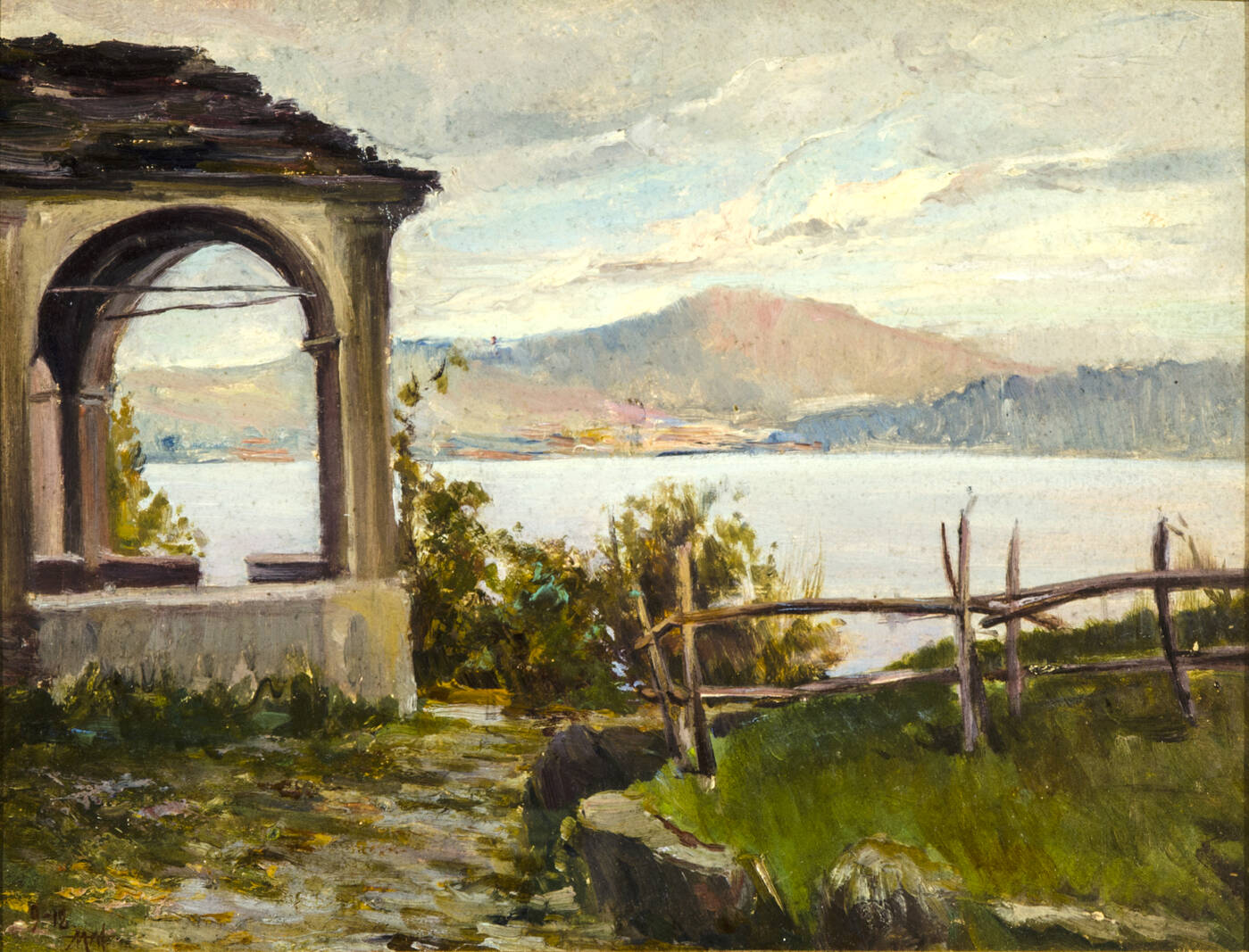 METELLO MERLO - 'Lago di Avigliana' 1912