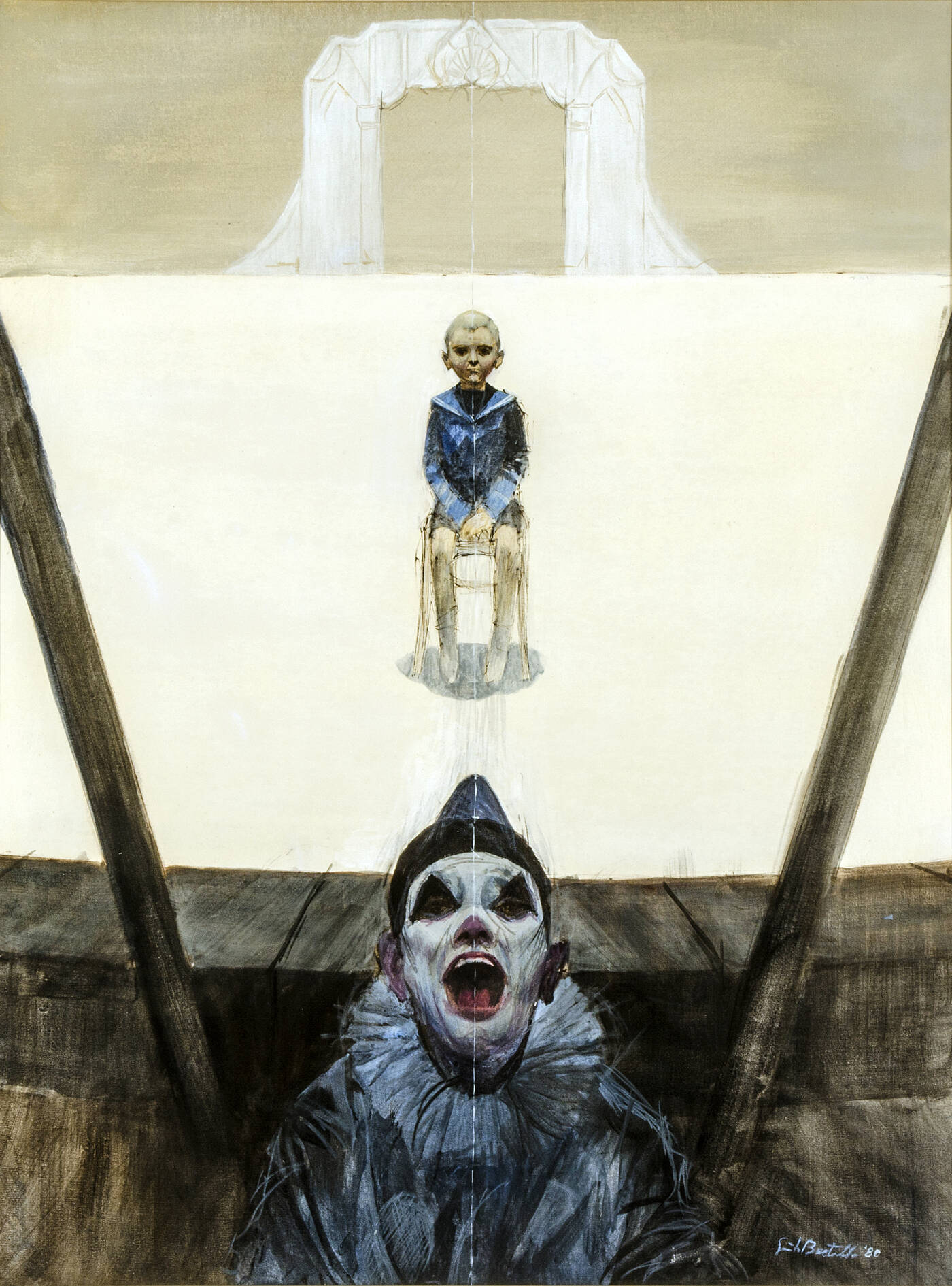 GUIDO BERTELLO - 'Rappresentazione' maggio 1980