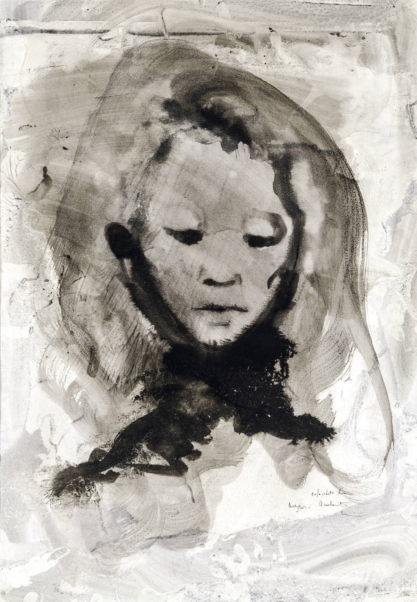 ENRICO COLOMBOTTO ROSSO - 'Volto femminile'