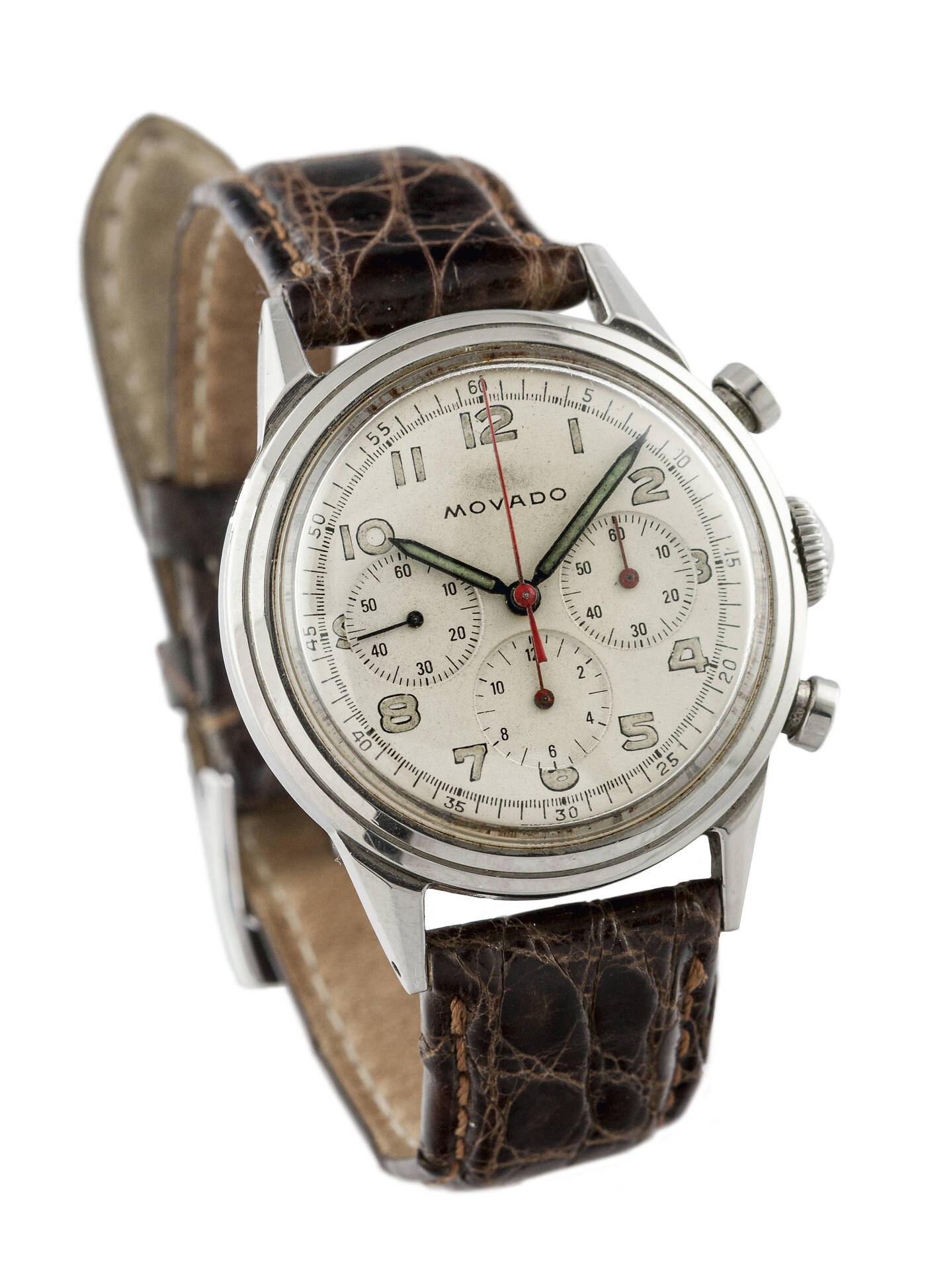 MOVADO - Cronografo a tre contatori, anni '50 