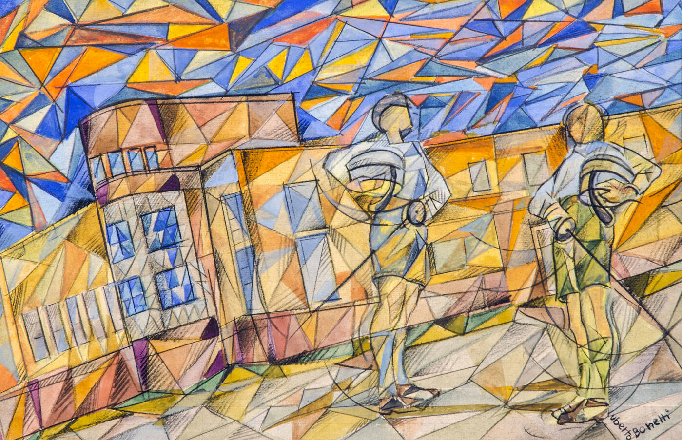 UBERTO BONETTI - 'Schermitori'