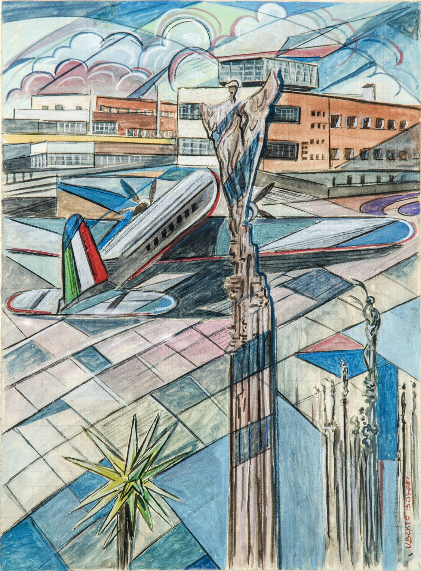 UBERTO BONETTI - 'Sintesi architettonica' 1935 ca