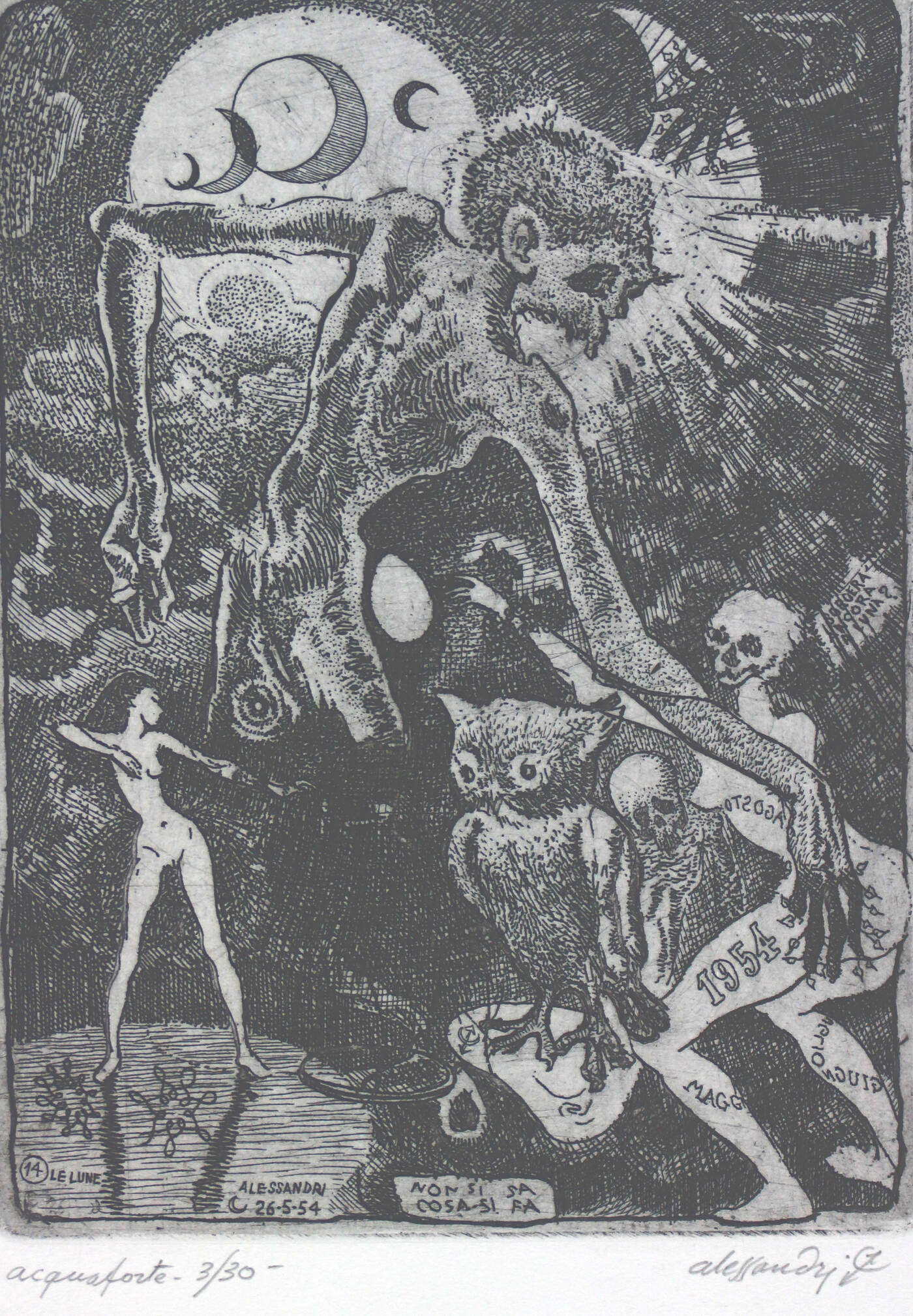 LORENZO ALESSANDRI - 'Non si sa cosa si fa' 26/5/1954