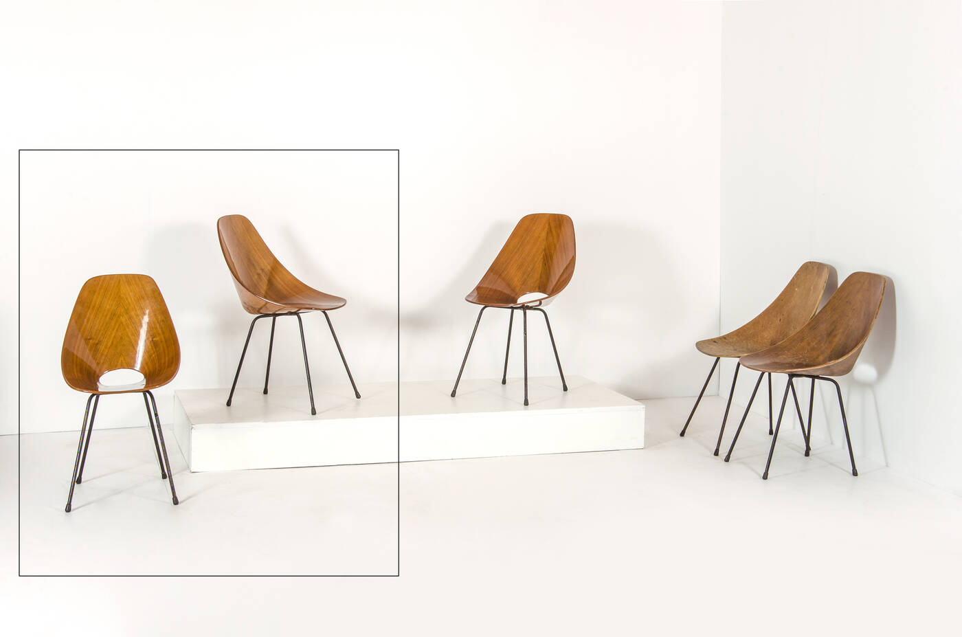 VITTORIO NOBILI - Due sedie mod. Medea