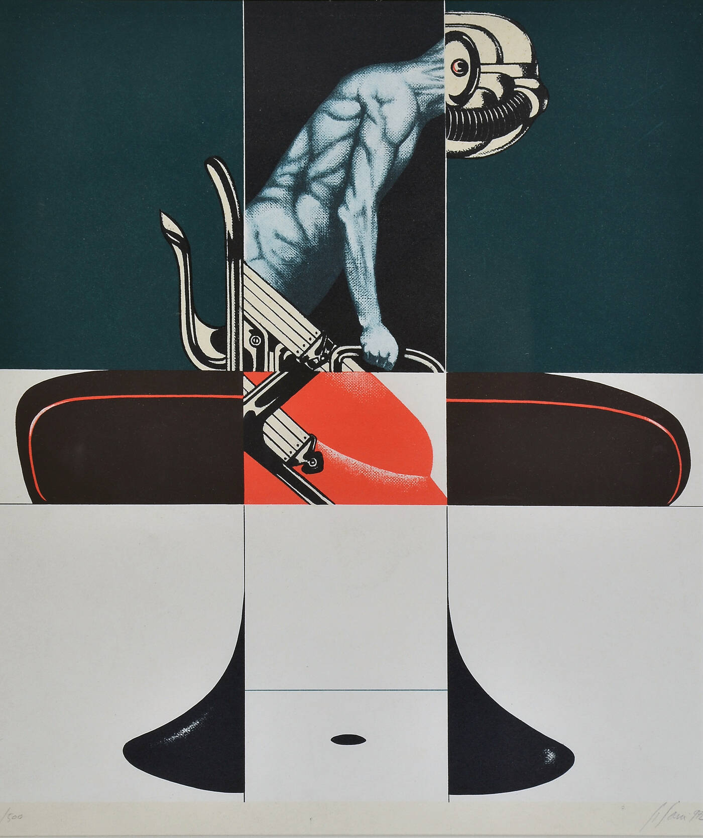 SERGIO SARRI - 'Senza titolo' 1972