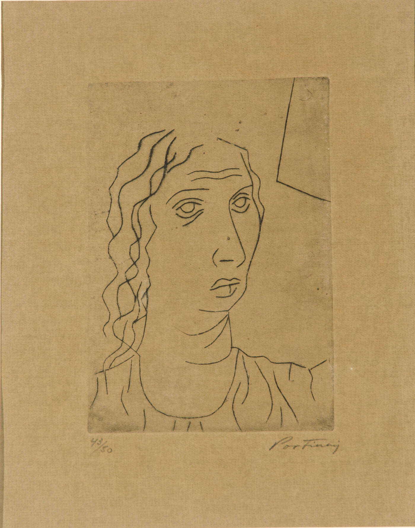 CANDIDO TORQUATO PORTINARI - 'Testa femminile'