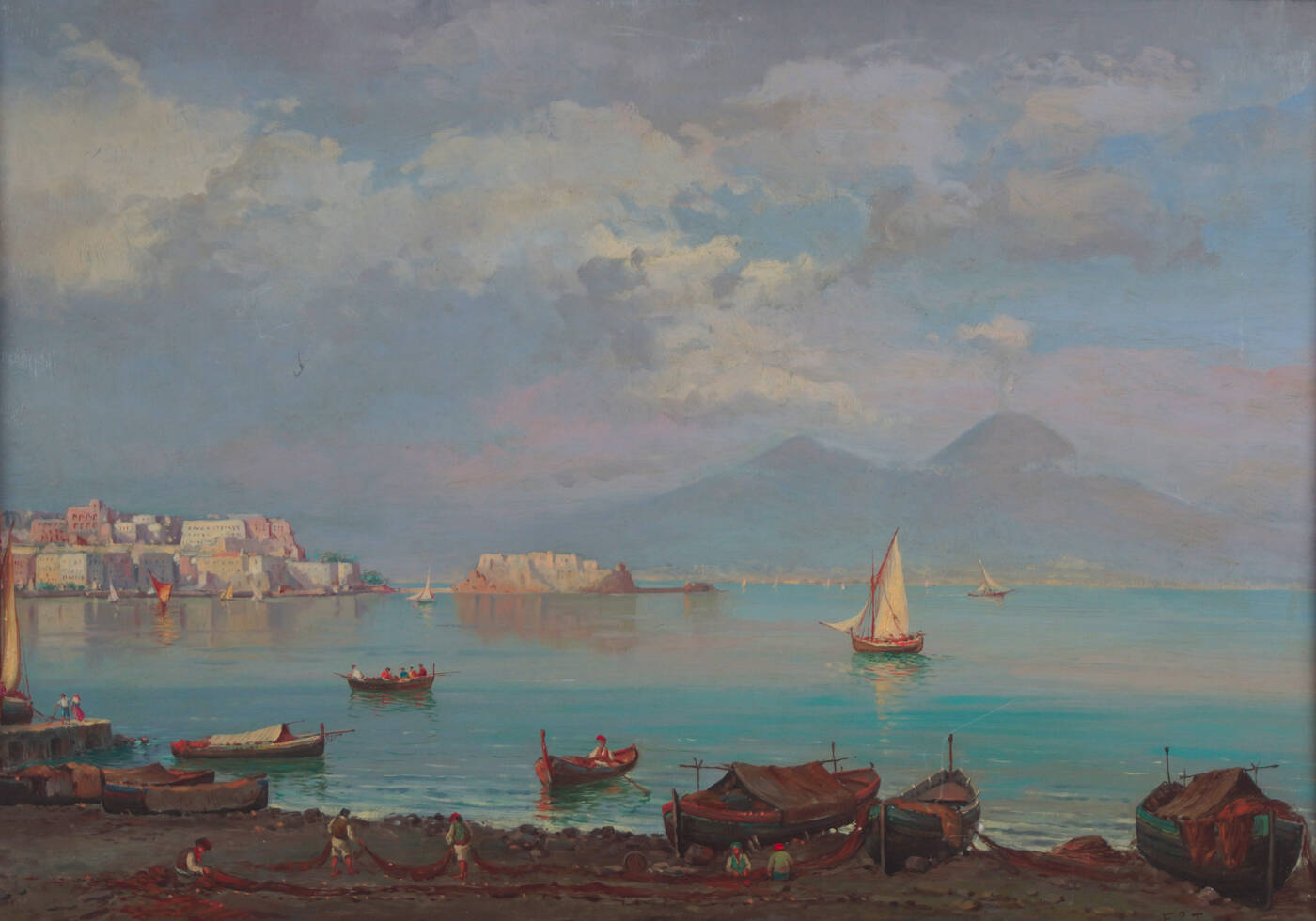 FRANCESCO SAVERIO TORCIA - 'Veduta del golfo di Napoli'