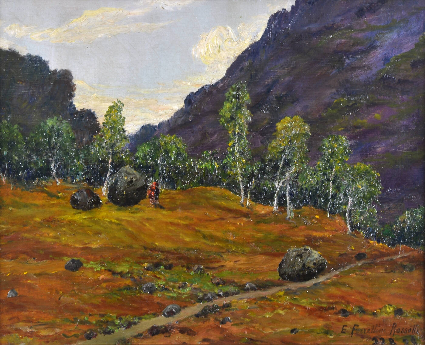 EMILIA FERRETTINI ROSSOTTI - 'Sopra Lanzo' 1928