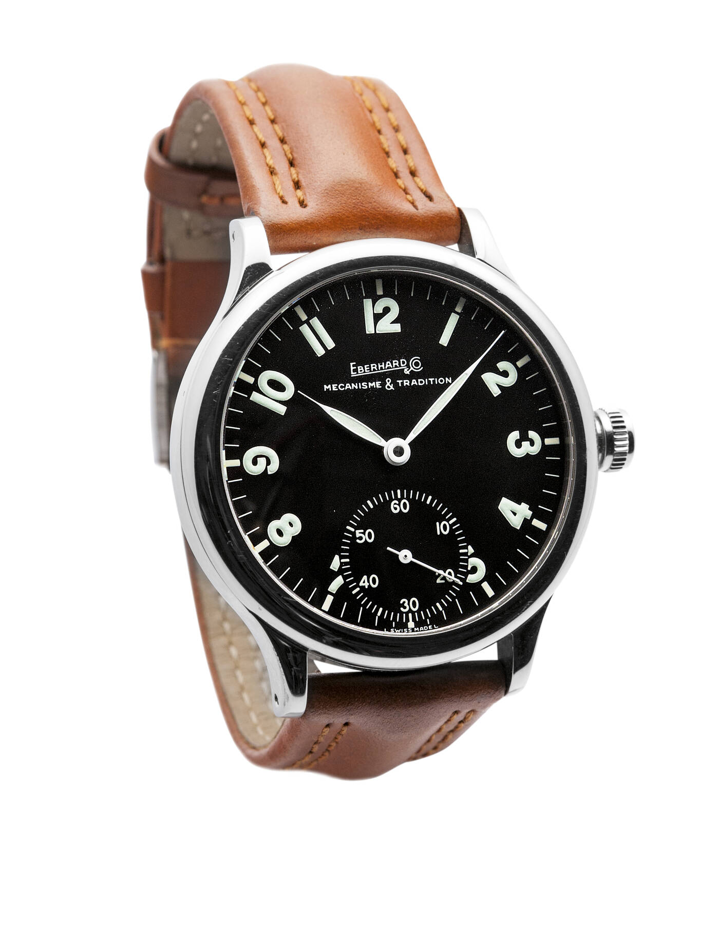 EBERHARD - Solo tempo, mod. 'Traversetolo', ref. 21020VZ, serie recente