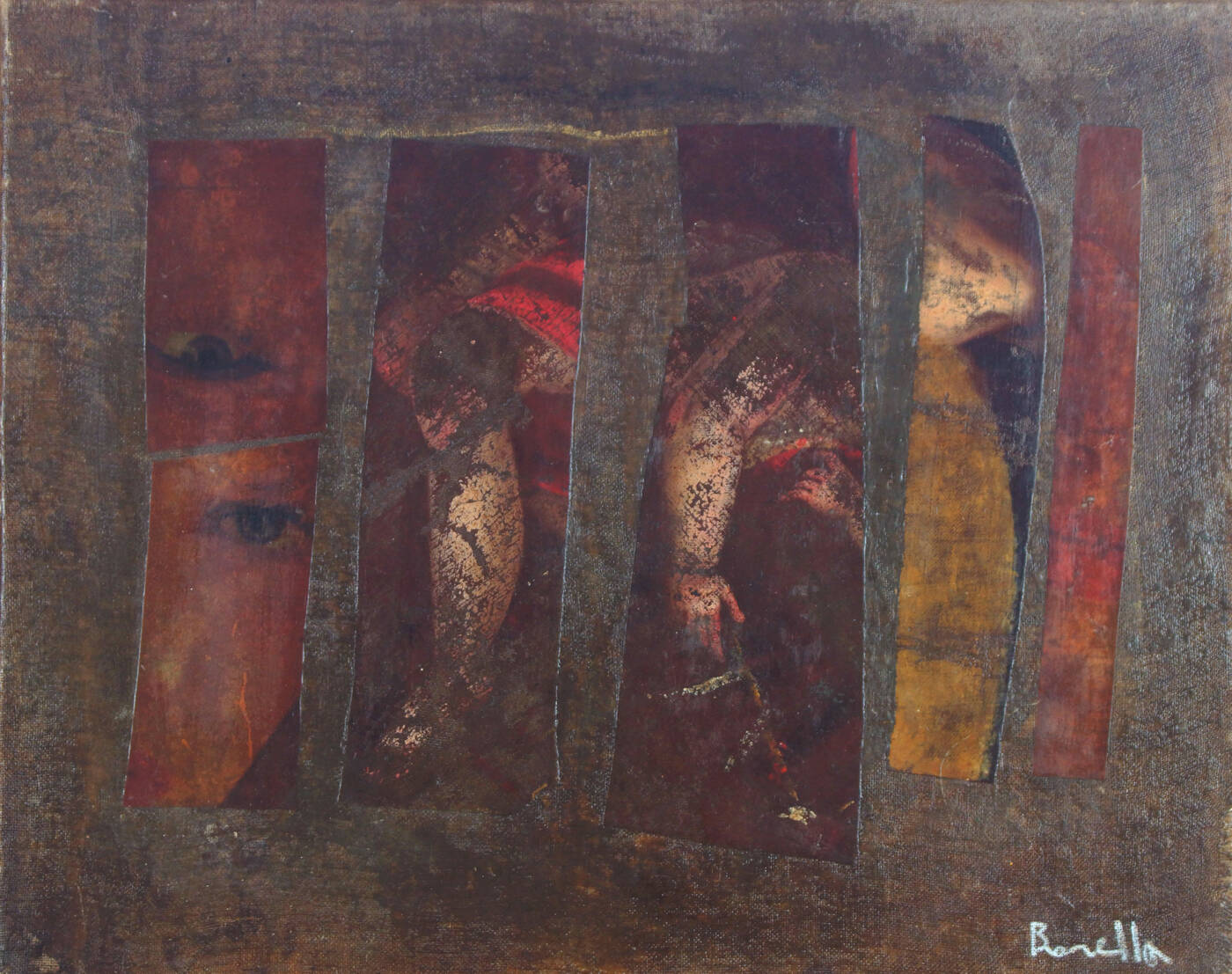 ROCCO BORELLA - 'Pittura rigenerata' 1979