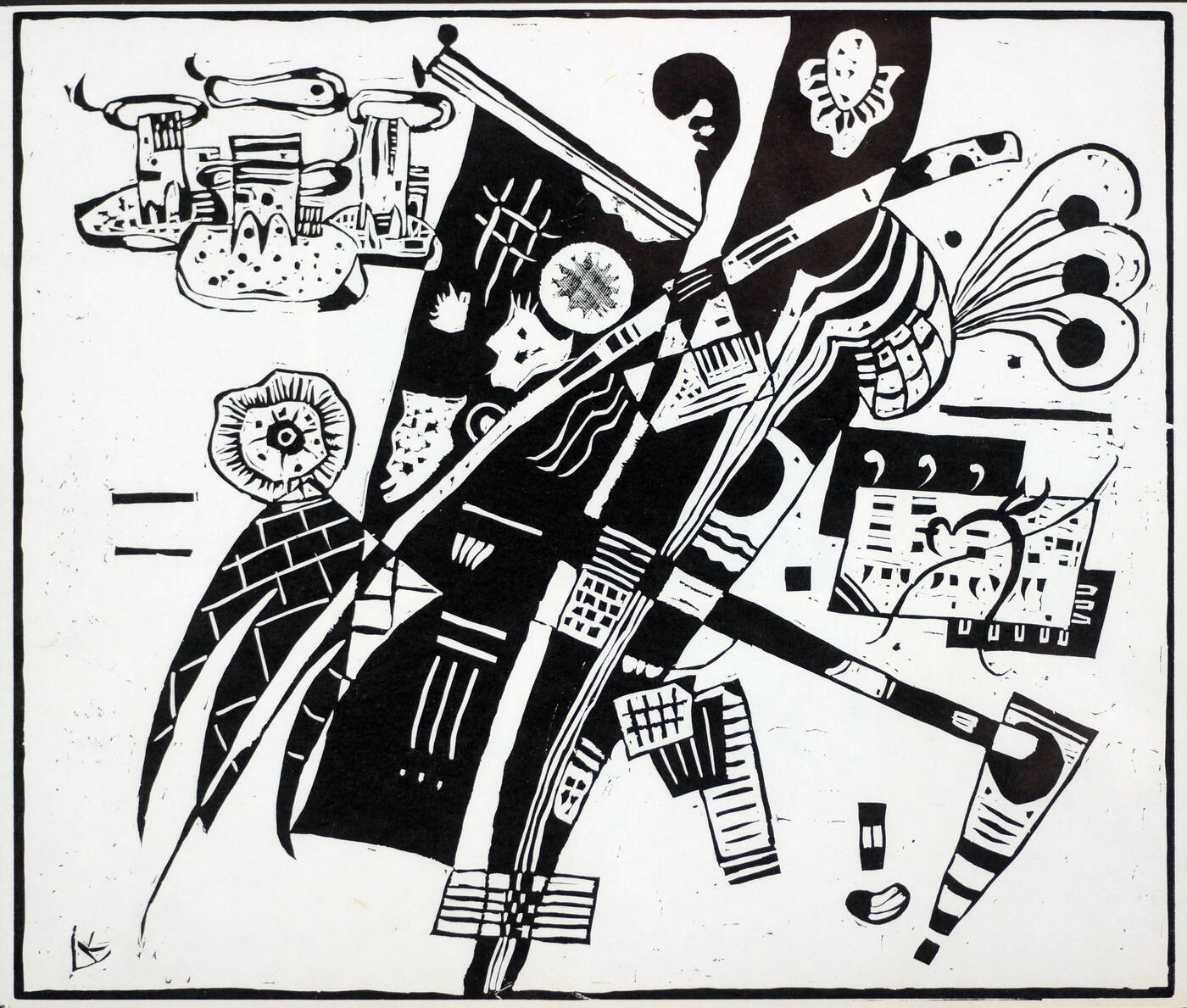 WASSILY KANDINSKY - 'Senza titolo'