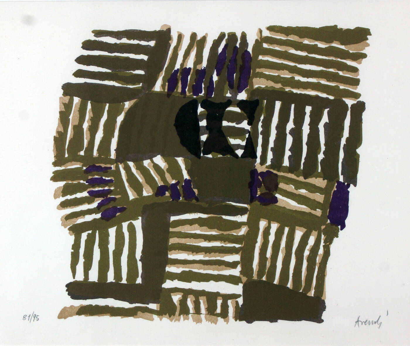 MARCELLO AVENALI - 'Composizione' 1969