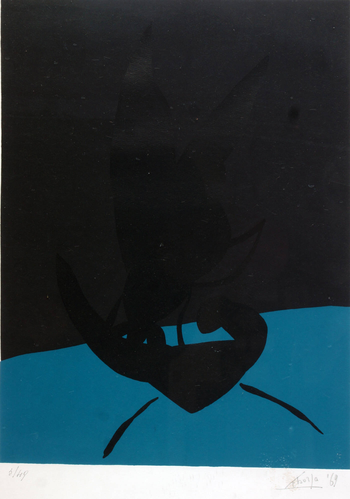 GUIDO SEBORGA - 'Senza titolo' 1969