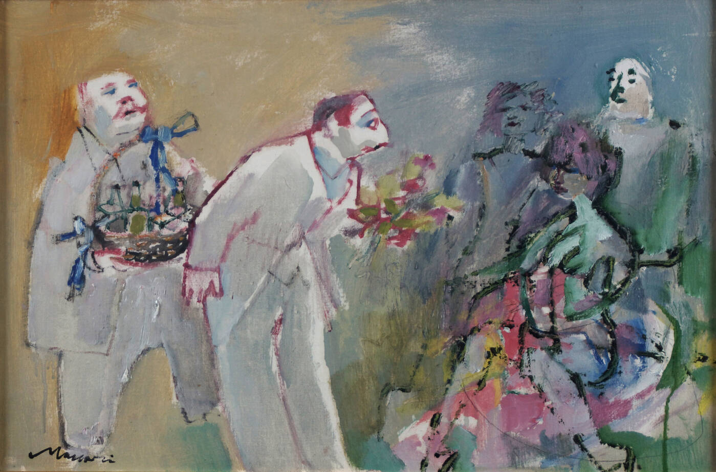 MINO MACCARI - 'Omaggio galante'