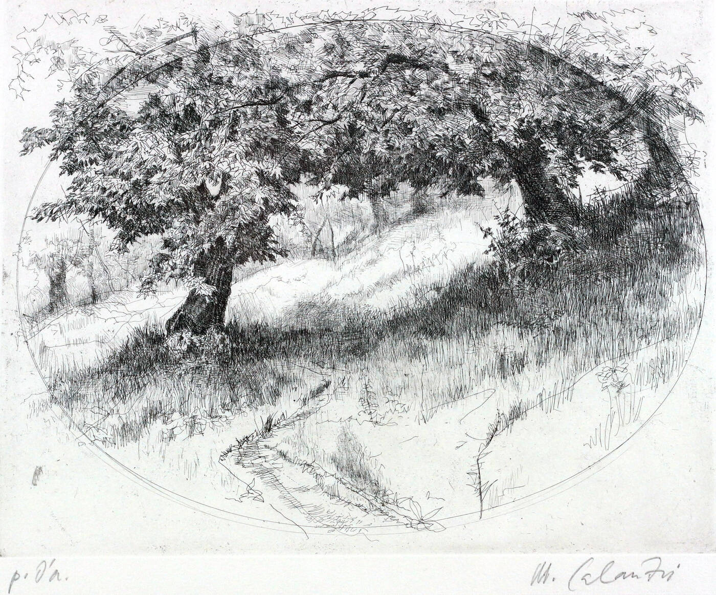 MARIO CALANDRI - 'Nel bosco'1980