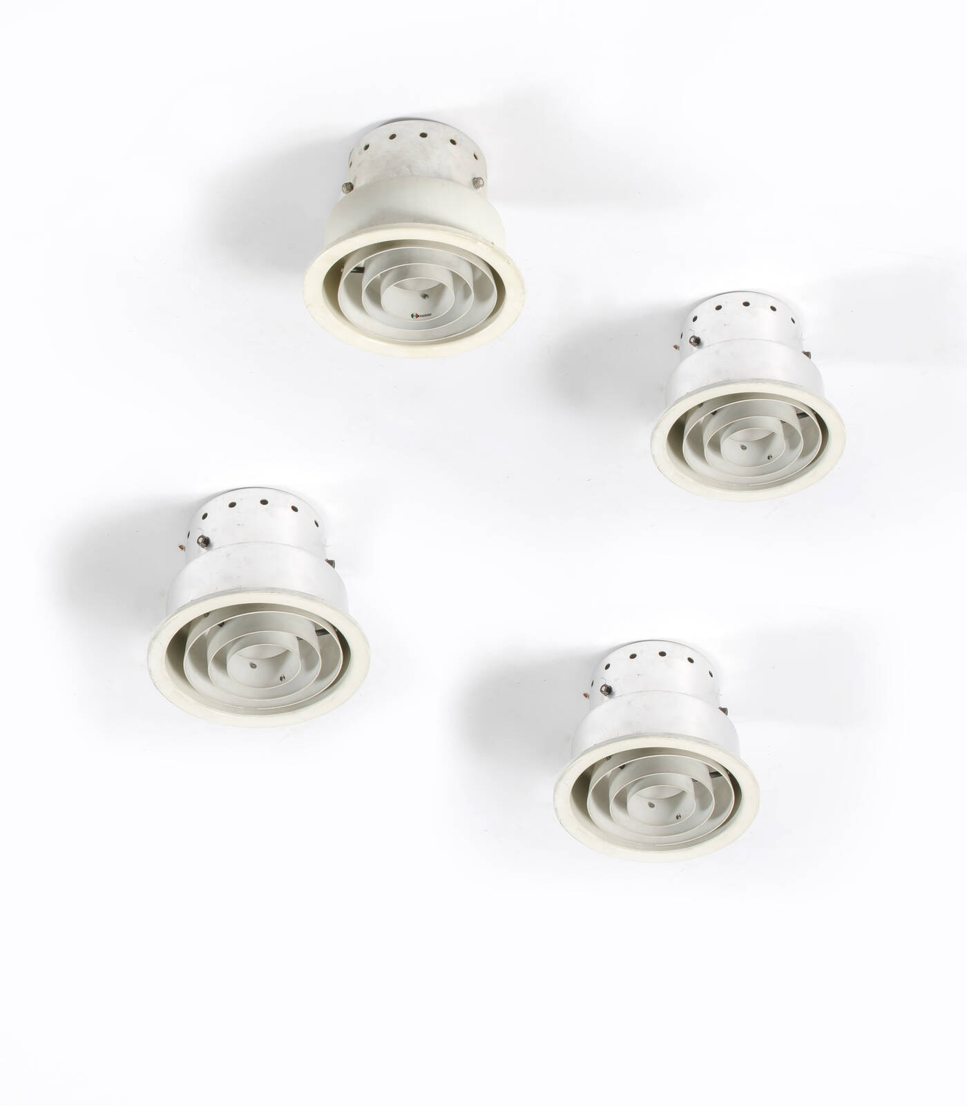 GINO SARFATTI - Quattro plafoniere mod SP/3/r