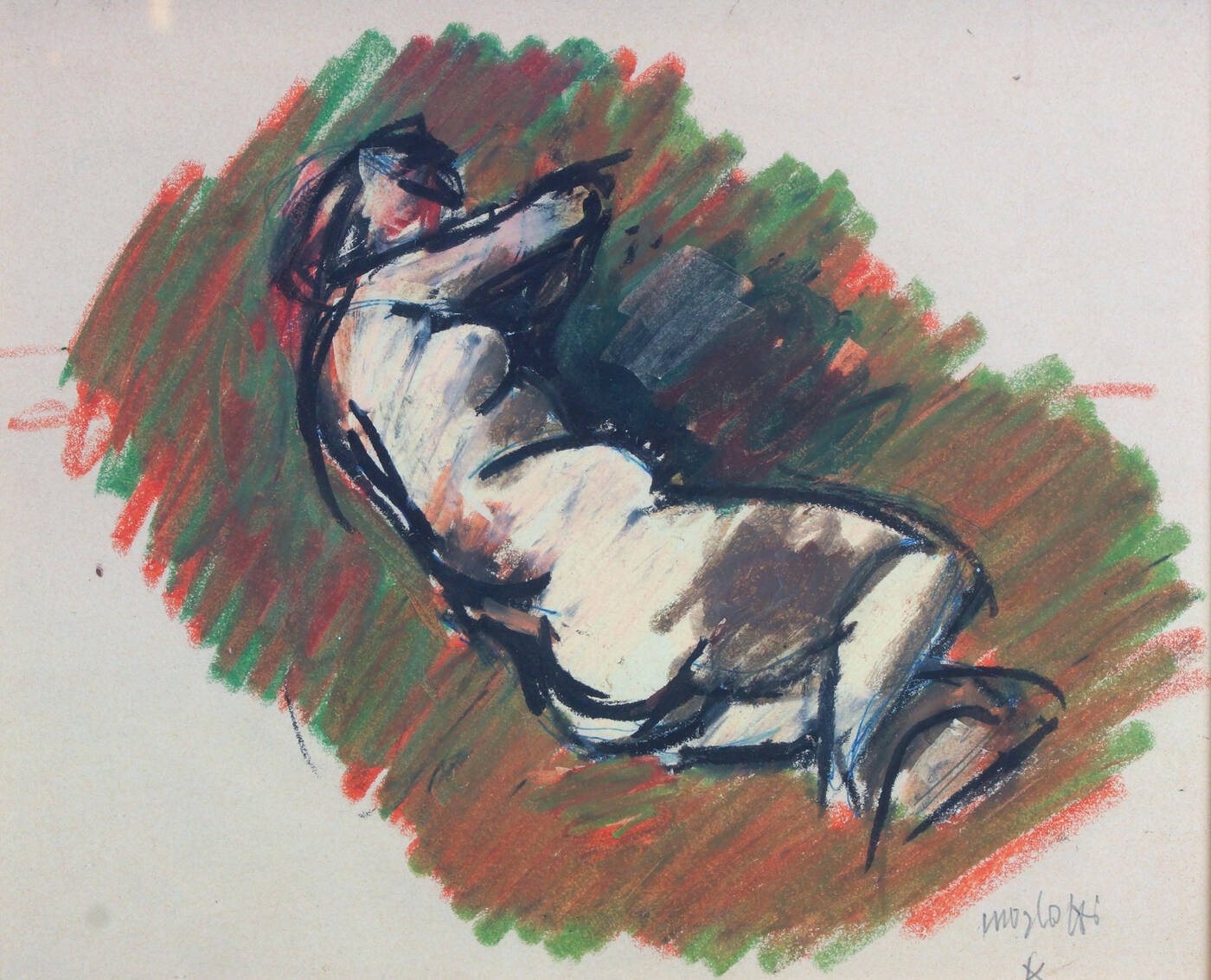 ENNIO MORLOTTI - 'Nudo femminile disteso'