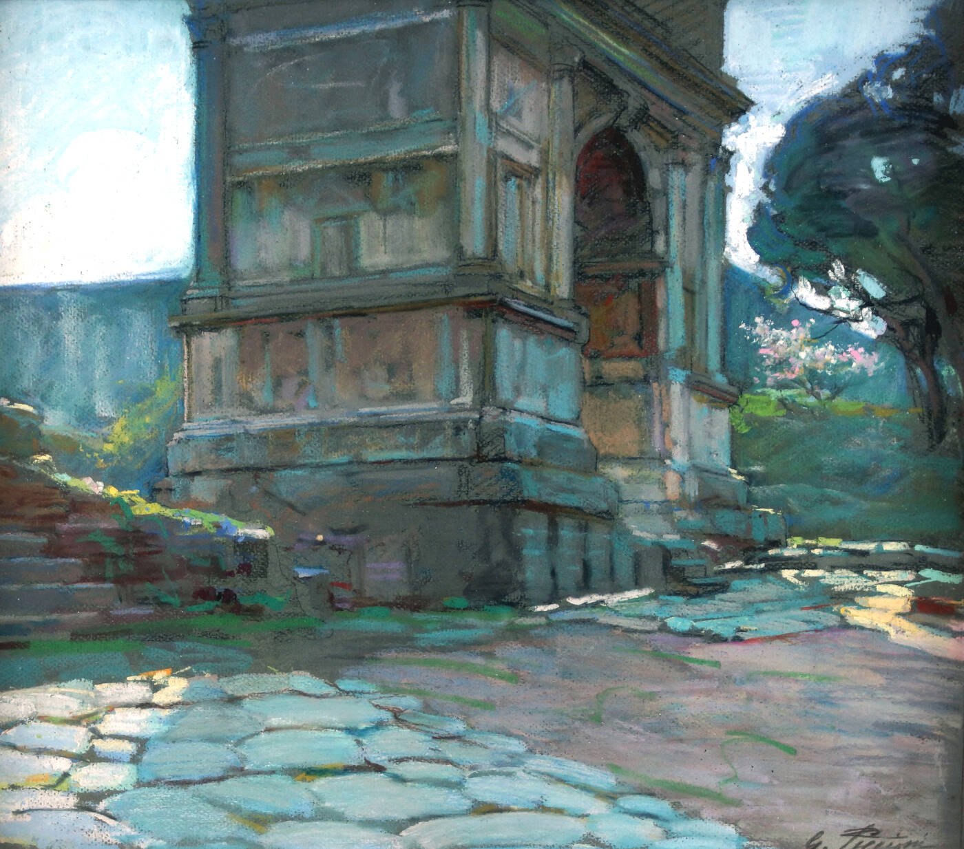 GINO PICCIONI - 'L'Arco di Tito - Roma' 1939