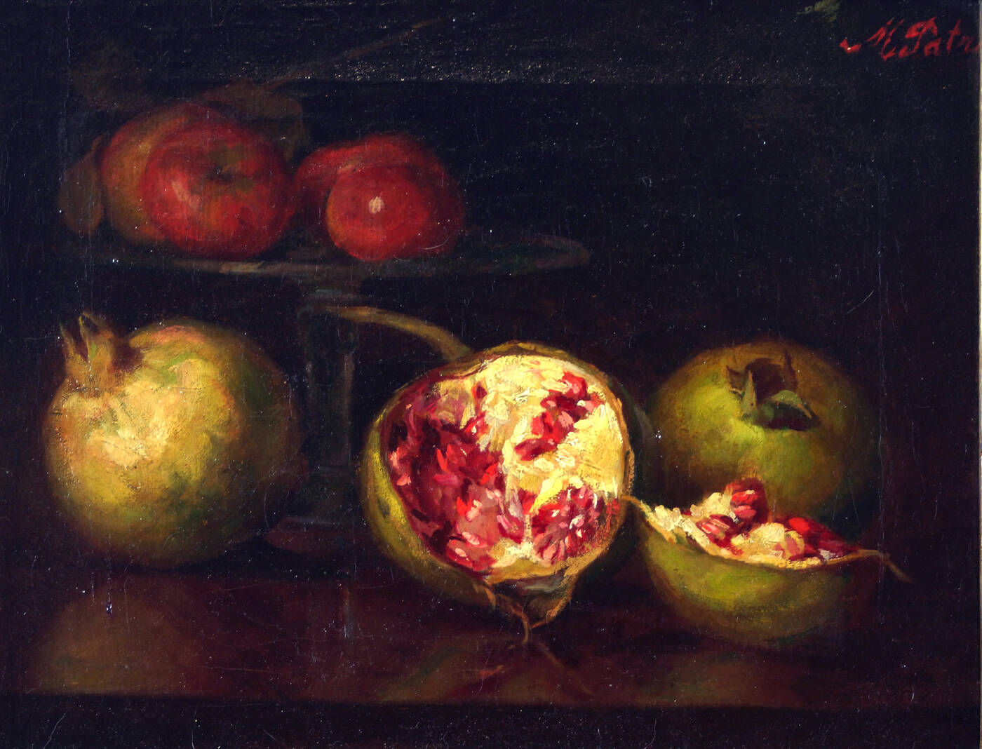 MARIO PATRI - 'Natura morta con melograni'