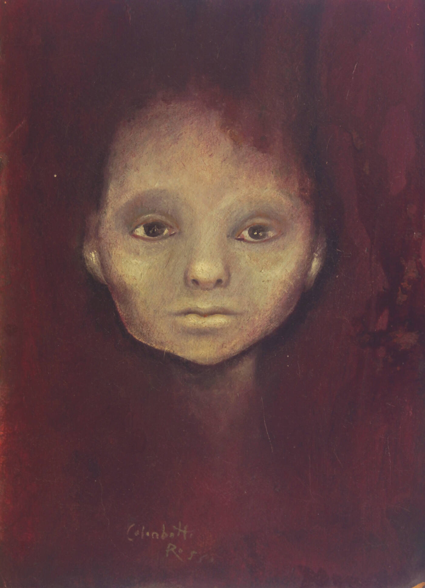 ENRICO COLOMBOTTO ROSSO - 'Volto di fanciullo'