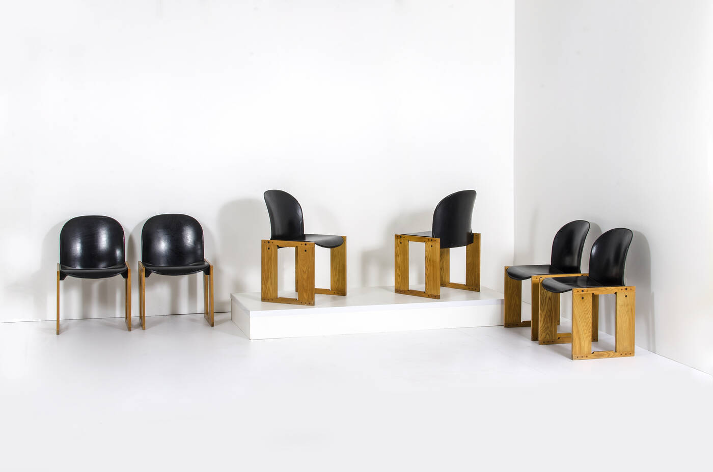 AFRA E TOBIA SCARPA - Sei sedie mod. Dialogo