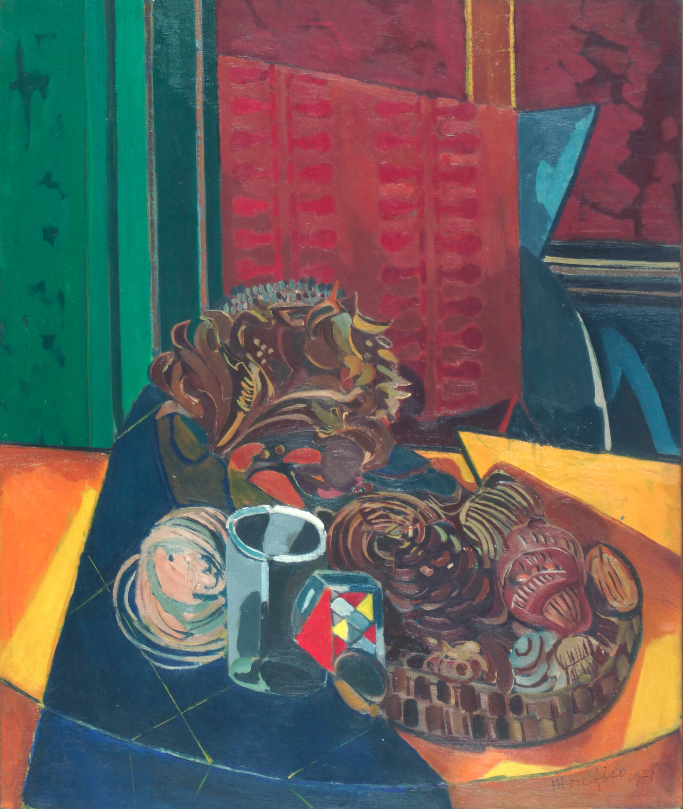 ETTORE FICO - 'Natura morta' 1971