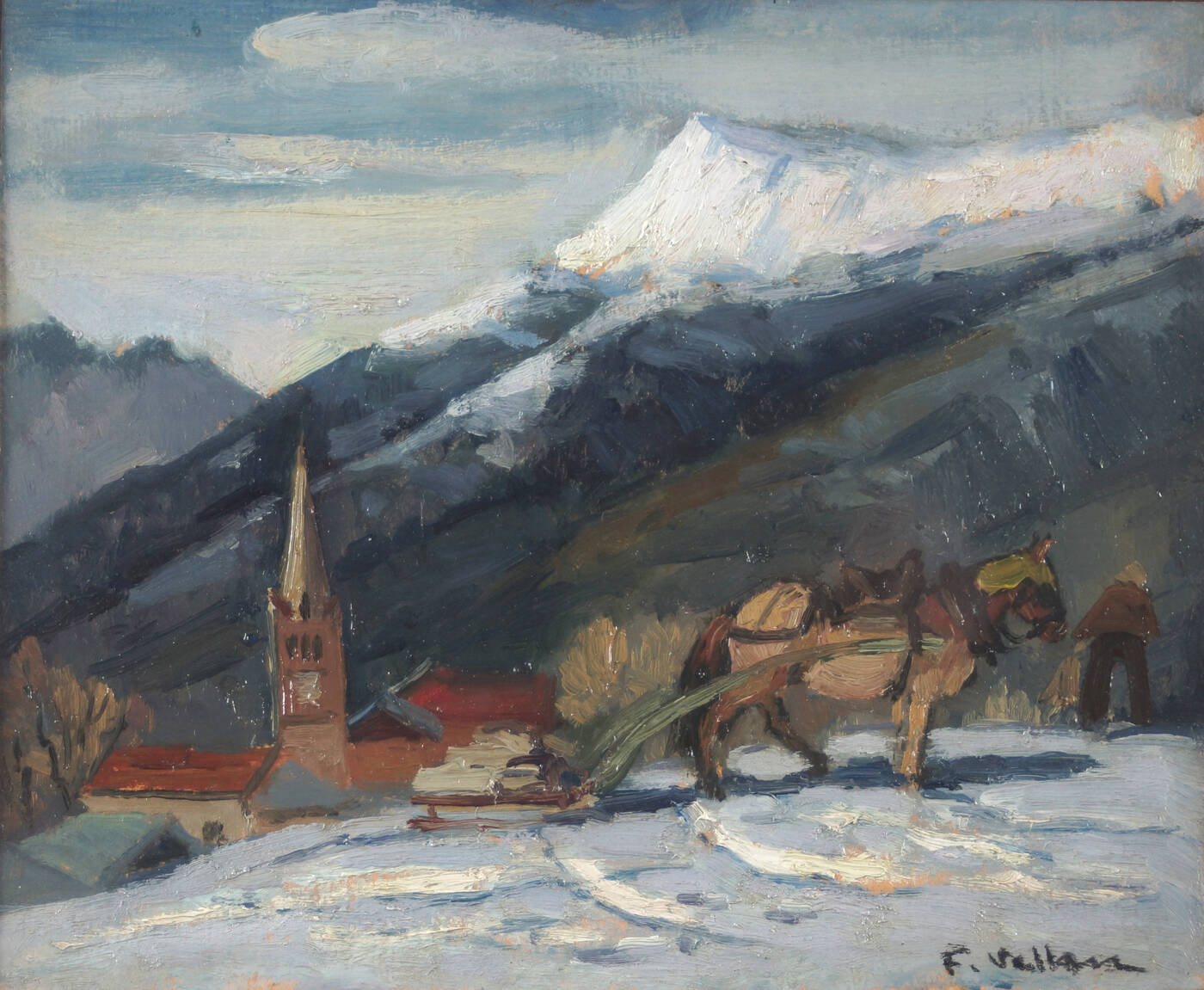 FELICE VELLAN - 'A Salice d'Ulzio' febbraio 1943