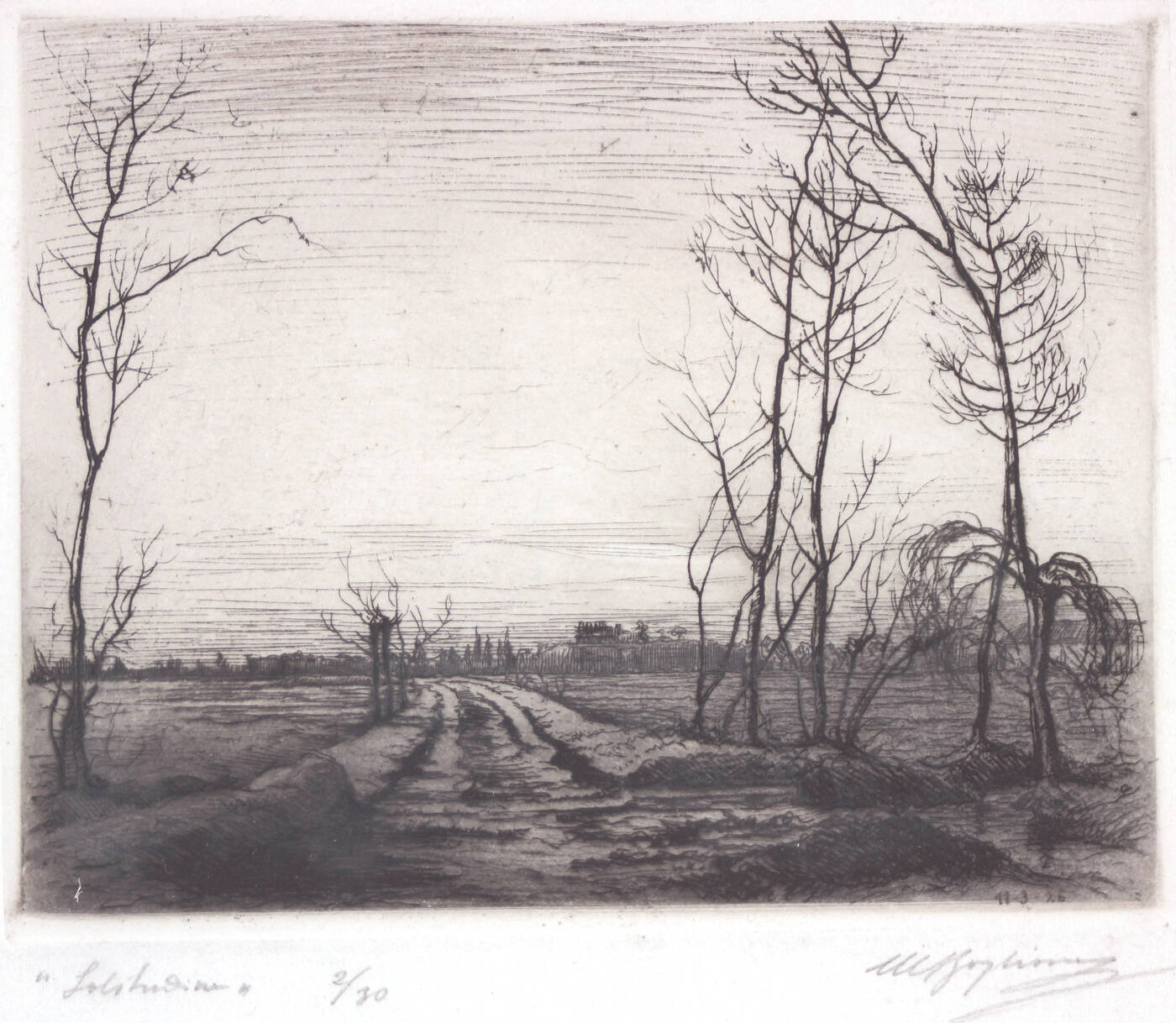 MARCELLO BOGLIONE - 'Solitudine' 1926