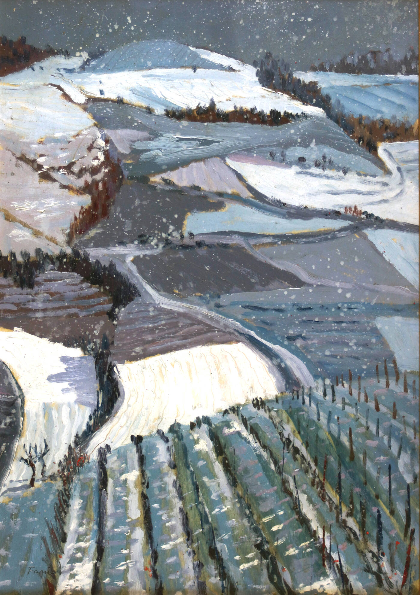 CLAUDIO FASSIO - 'Nevicata astigiana a Montegrosso' 2010