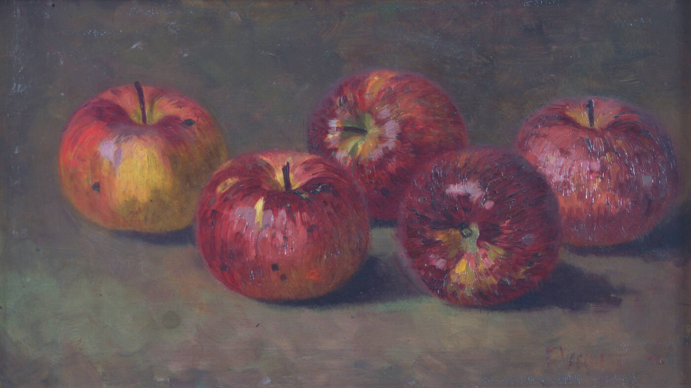 FILIPPO VACCHETTI - 'Natura morta con mele' 1926