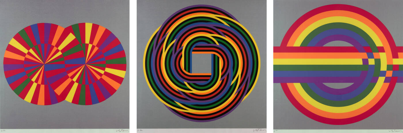 JOEL STEIN - Lotto di tre litografie