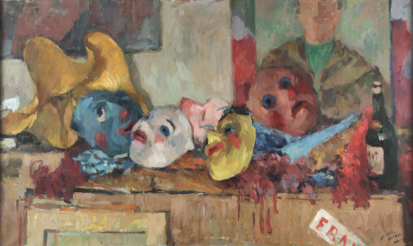 TEONESTO DEABATE - 'Maschere' 1966