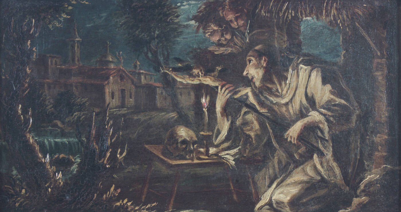 PITTORE ANONIMO DEL XVII SECOLO  - 'San Francesco'