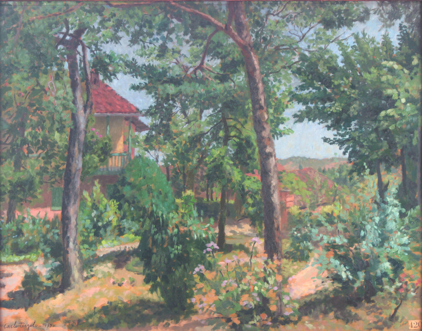 CARLO TERZOLO - 'Villa Sartoris (Bra)' 1939