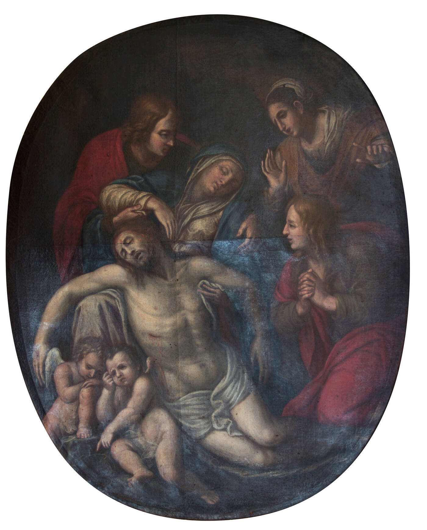 PITTORE ANONIMO DEL XVII SECOLO  - 'Deposizione' <br>