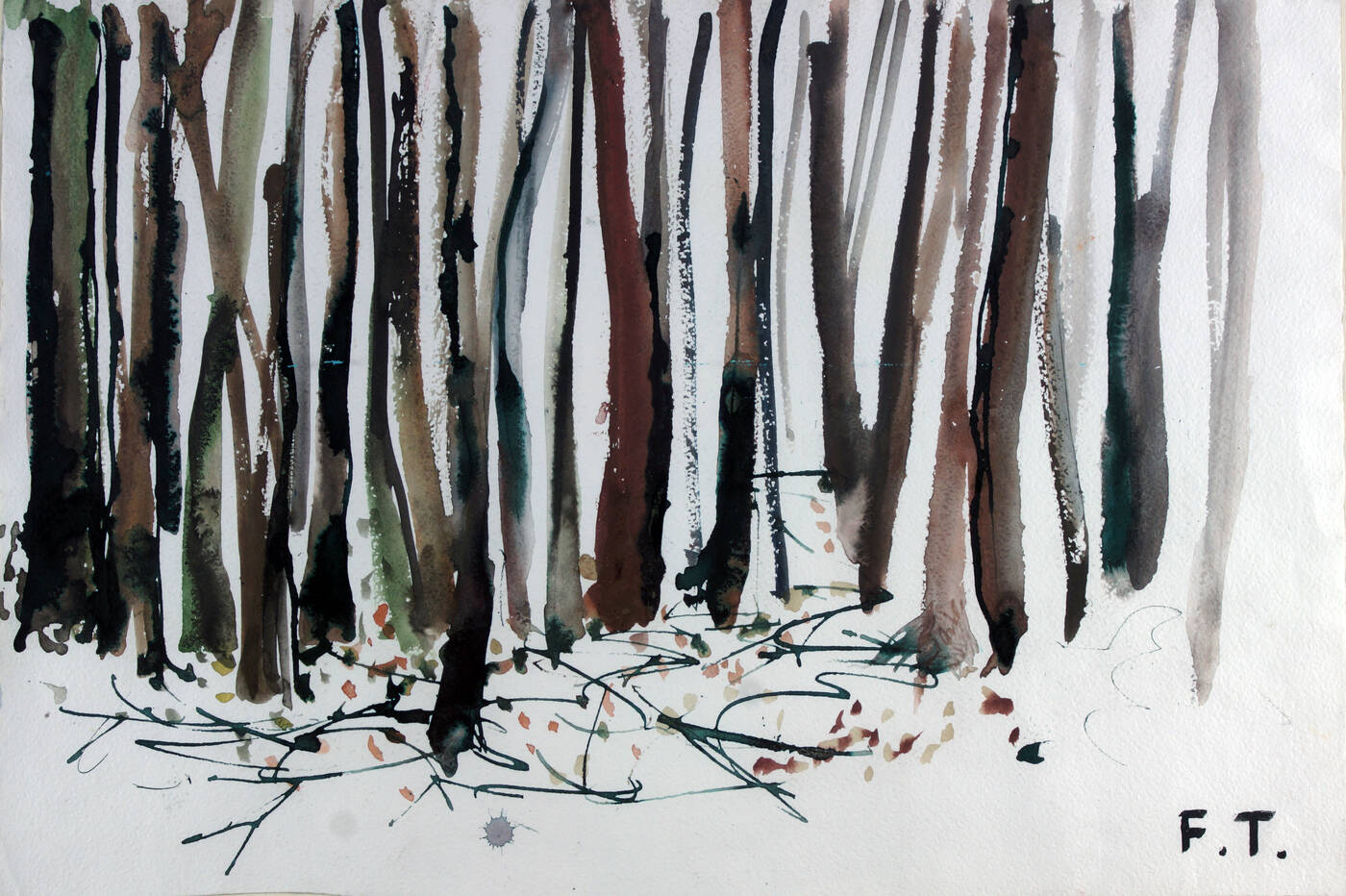 FRANCESCO TABUSSO - 'Bosco di betulle'