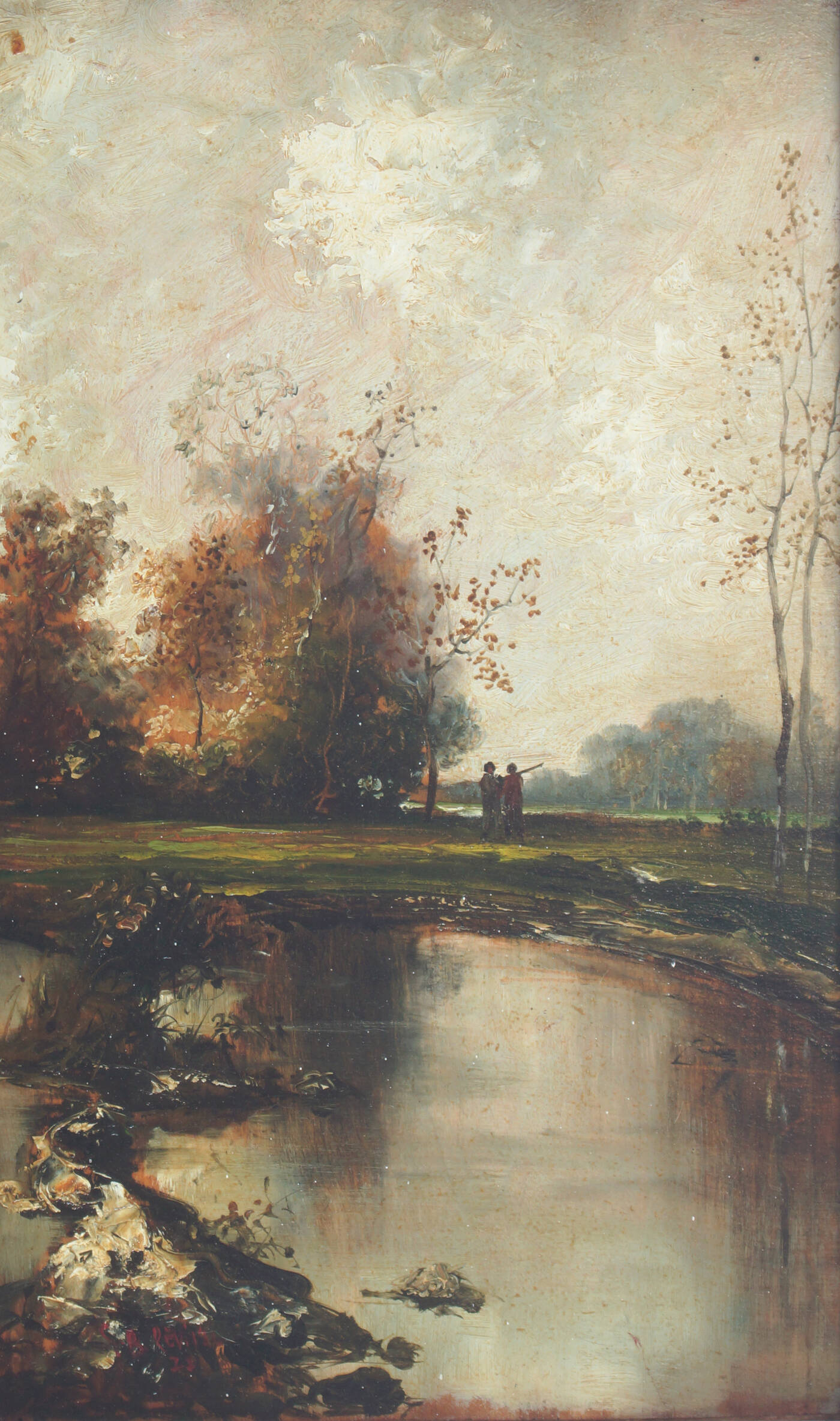 SCUOLA DI DELLEANI - 'Sul lago' 1922