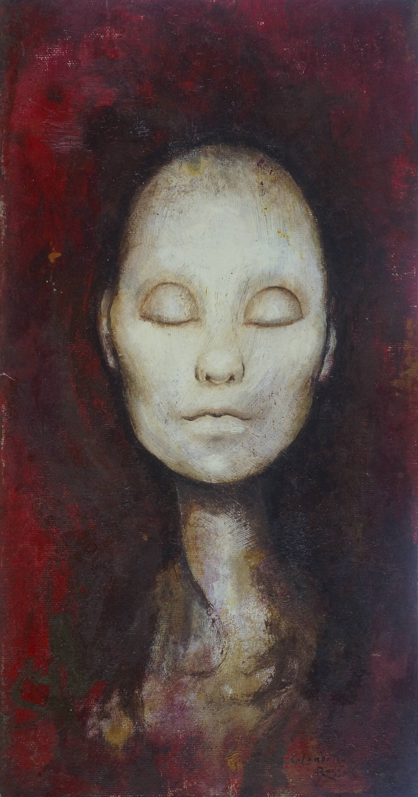 ENRICO COLOMBOTTO ROSSO - 'Volto femminile' 