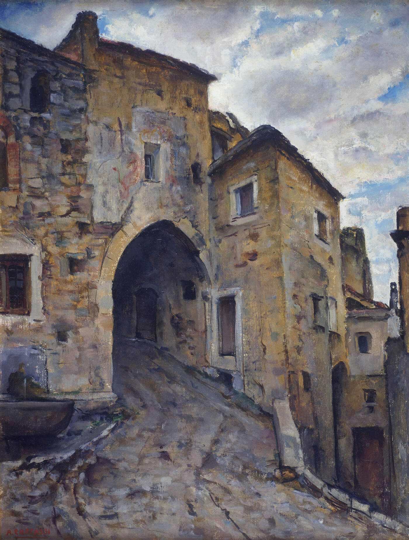 ALBERTO CAFFASSI - 'Castelvecchio di Rocca Barbera (Albenga)'