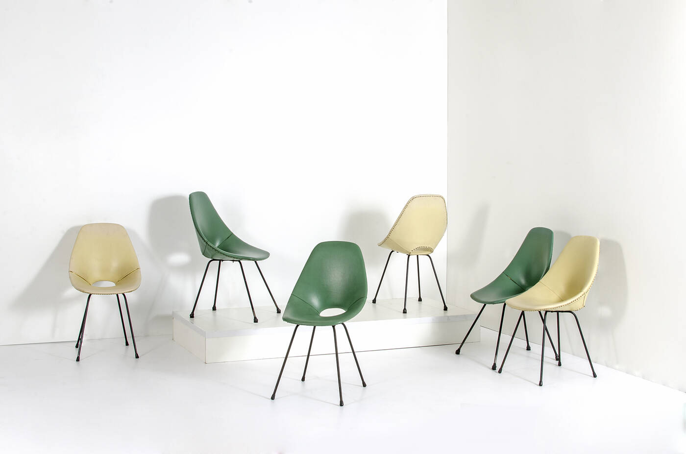 VITTORIO NOBILI - Sei sedie mod. Medea 