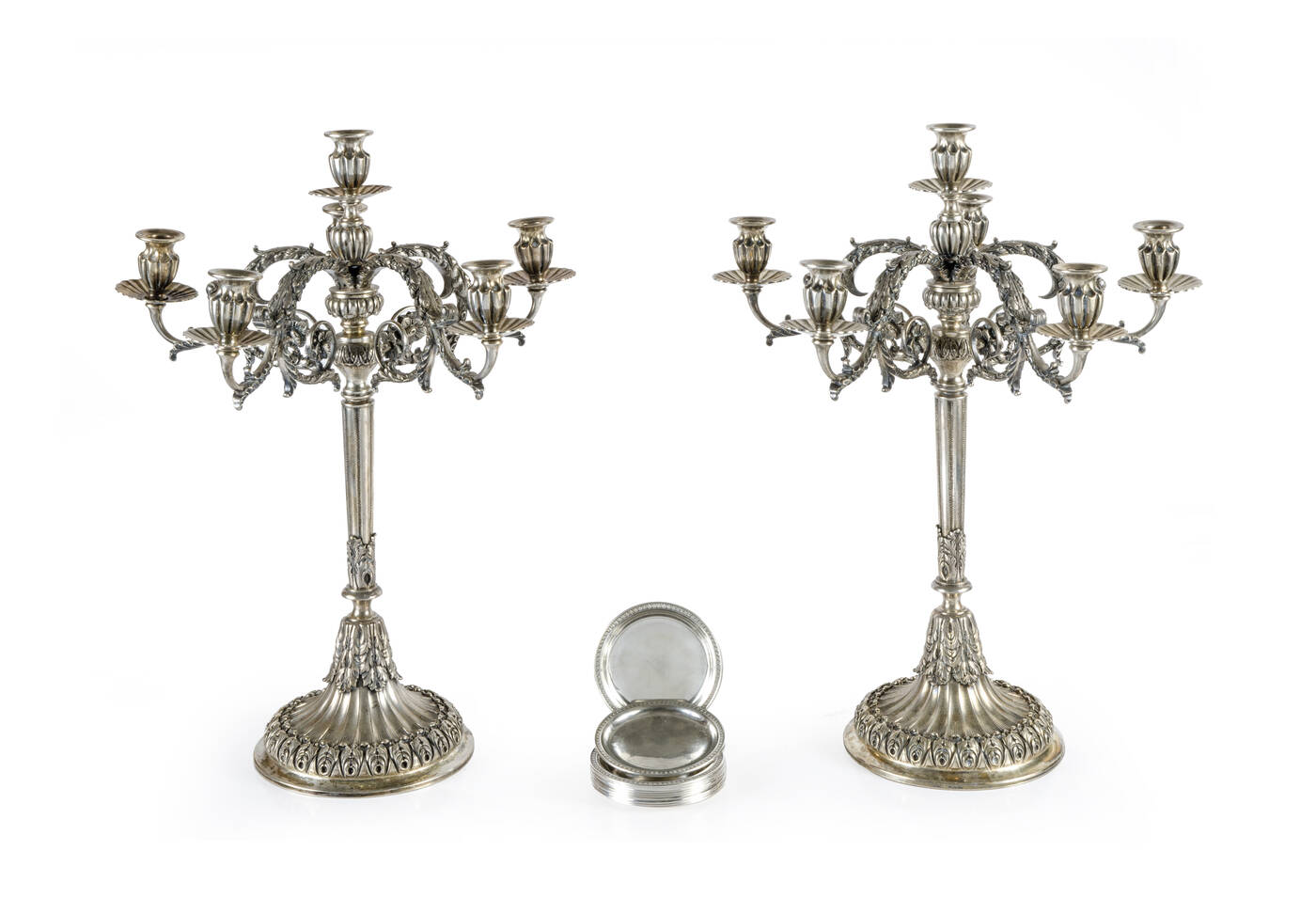 LOTTO DI 14 OGGETTI IN ARGENTO