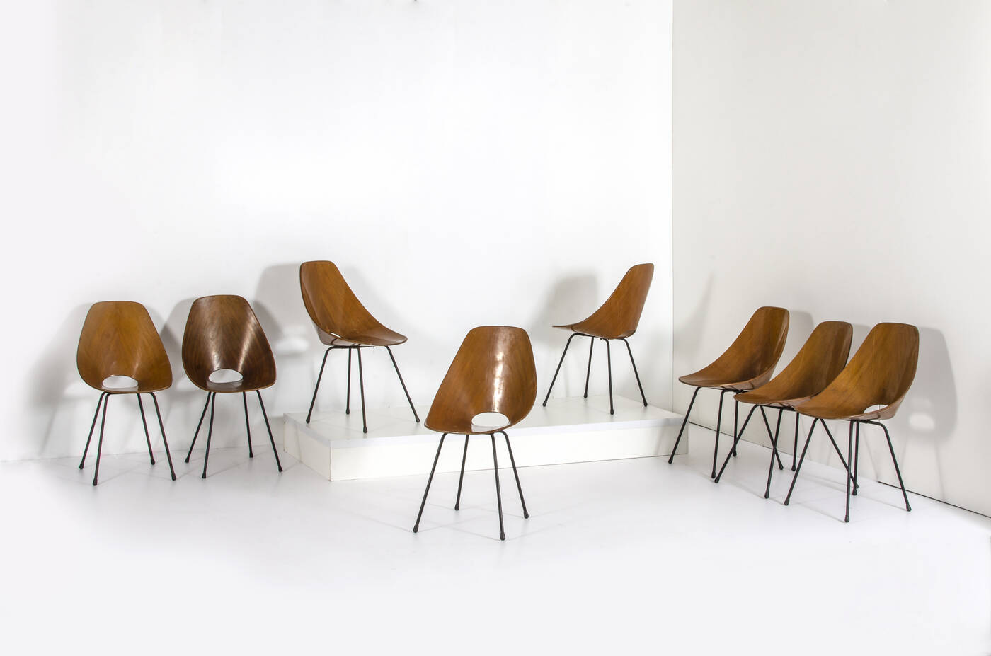 VITTORIO NOBILI - Otto sedie mod. Medea