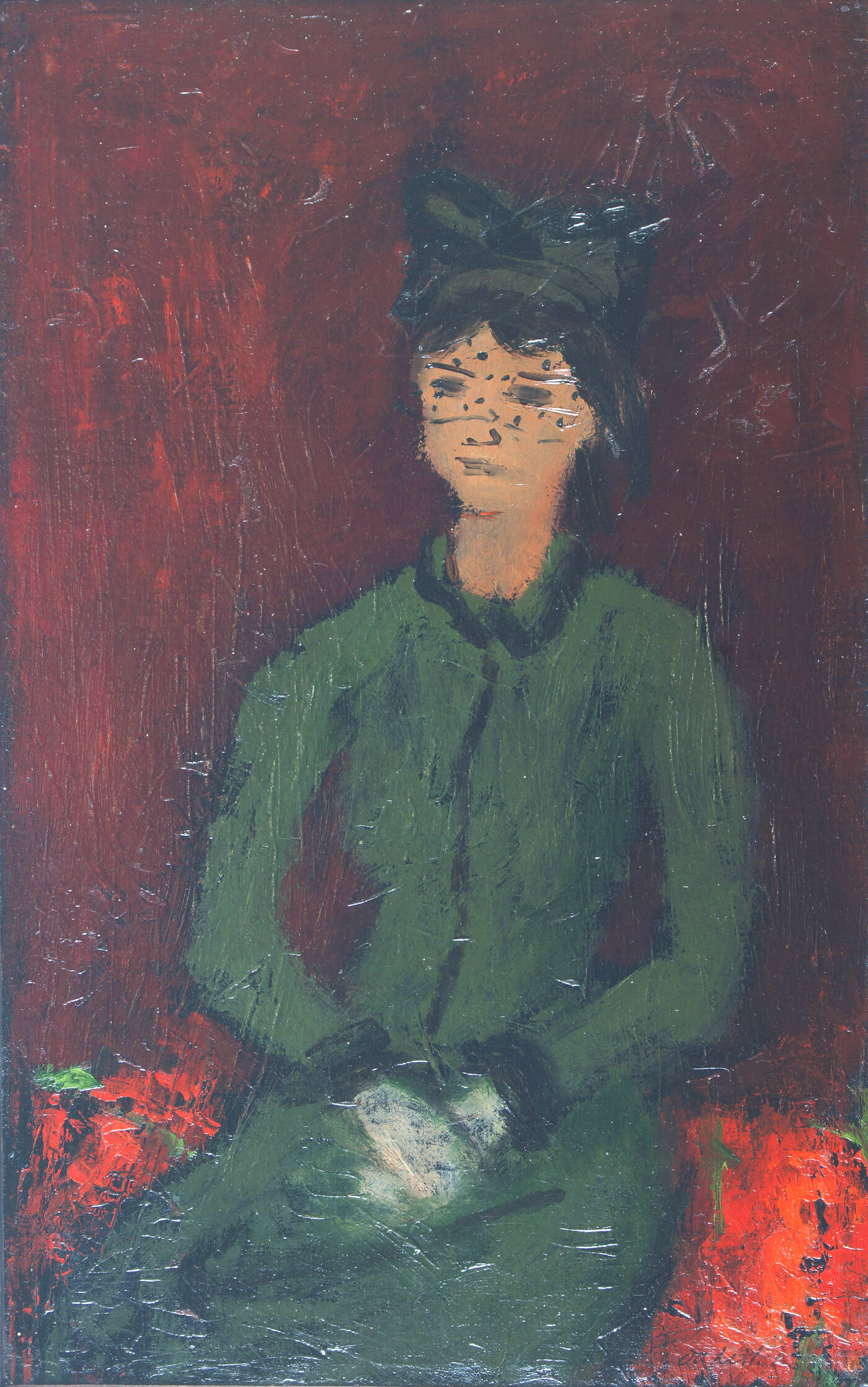 GIULIO DA MILANO - 'Signora con la veletta' 1930