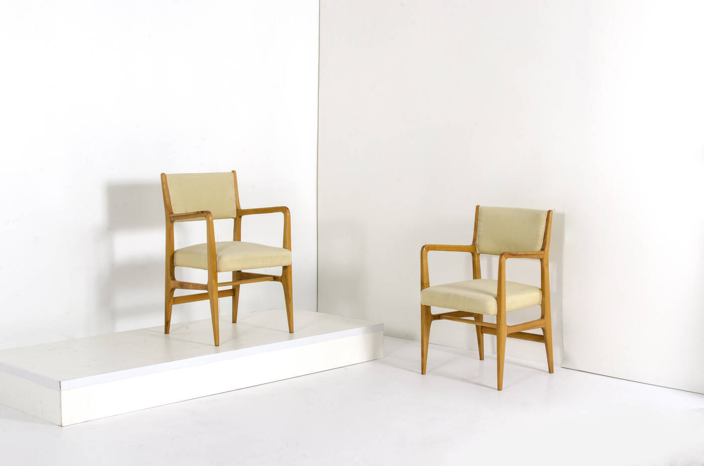 GIO PONTI - Coppia di poltroncine mod 646