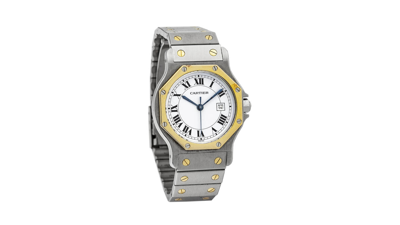 CARTIER - Mod. 'Santos Ronde', anni '80