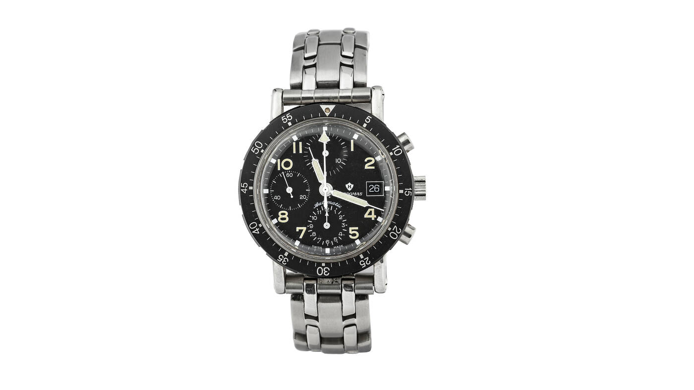 HEBDOMAS - Cronografo a tre contatori, anni '90