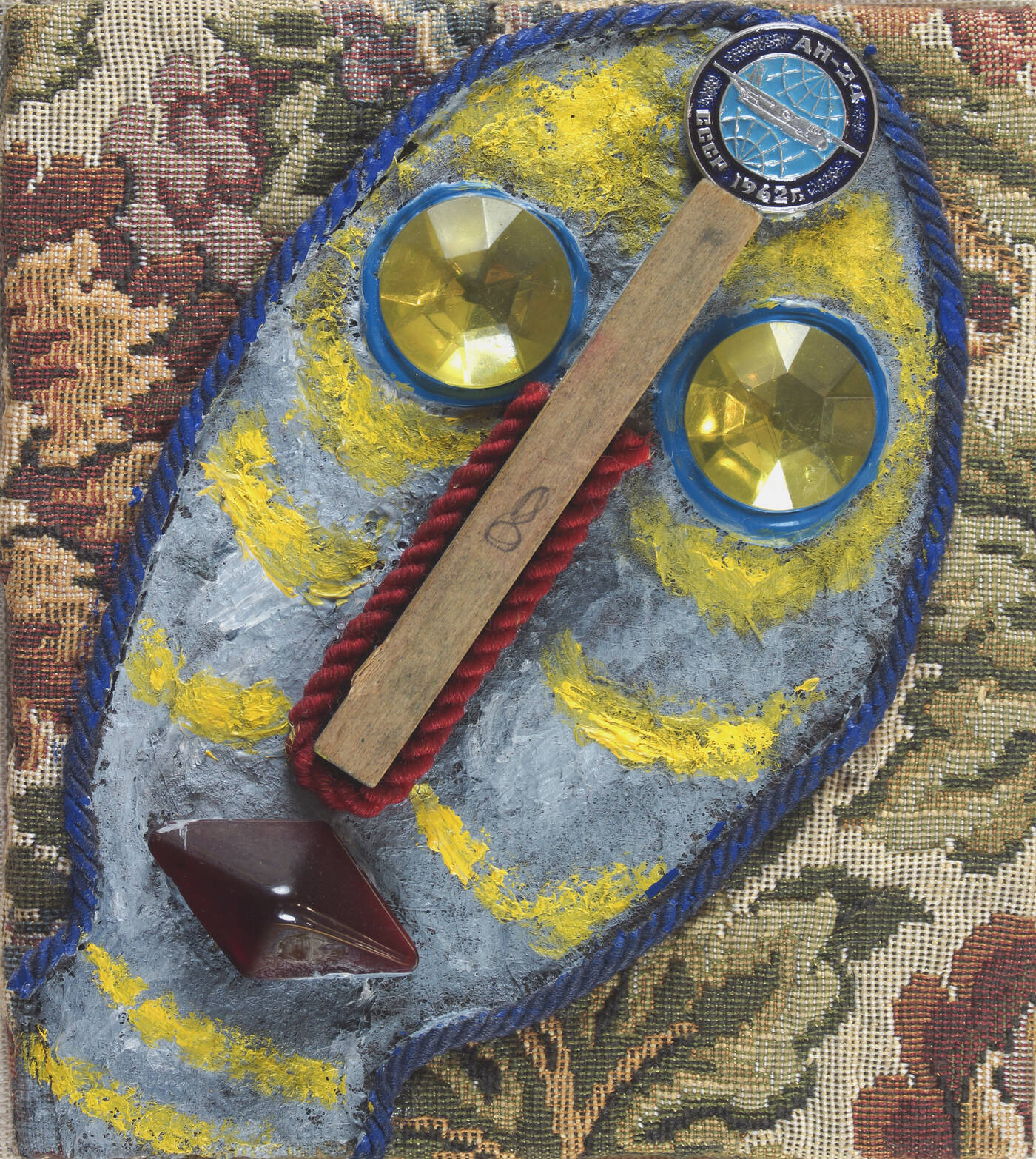 ENRICO BAJ - 'La duchessa Sofia di Wittelsbach (della serie 'I Guermantes')1999